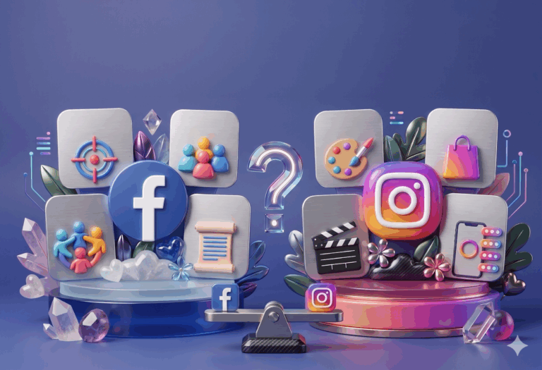 Διαχείριση περιεχομένου σε Facebook και Instagram για επιχειρήσεις